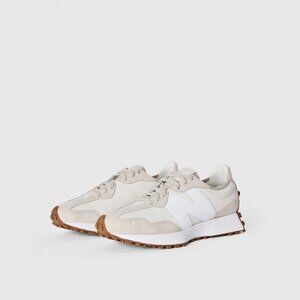 Figs New Balance 327 in Cream, Size 7